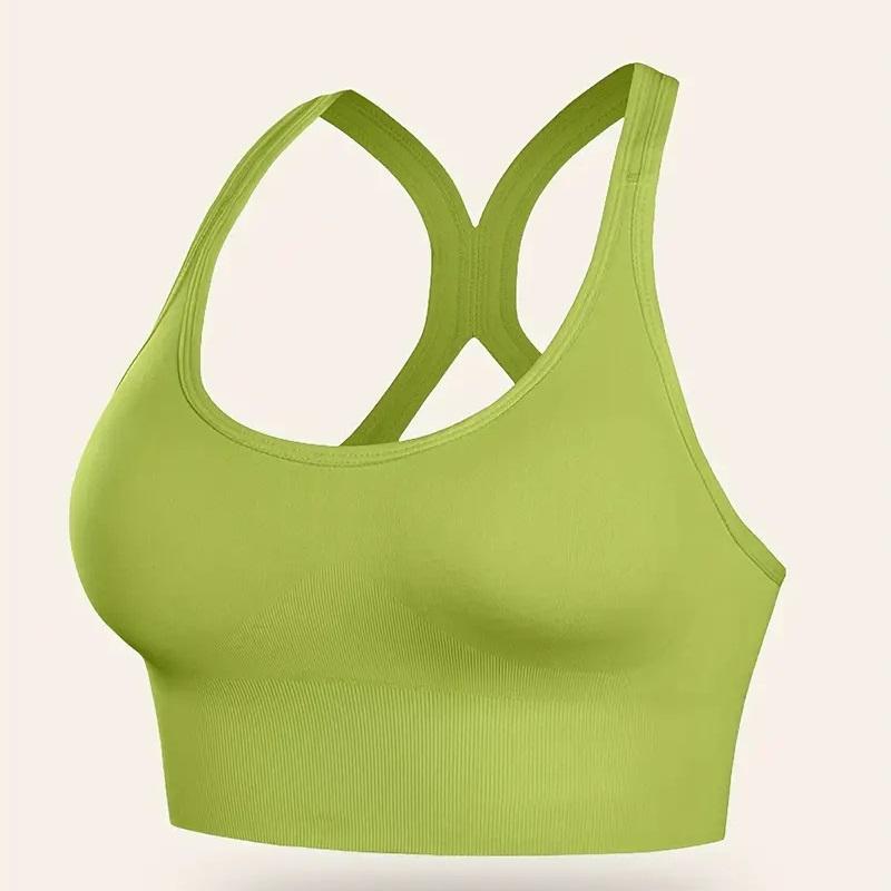 Sport-BHs für Damen Push-up Stoßdämpfend Lauf-BH Große Größen Tank-Stil Bügelfreie BHs Para Mujer Bralette
