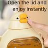 Carried with Straps Cute Duck Bottle Duck Shape Large-Capacity Big Belly Cup  Unisex