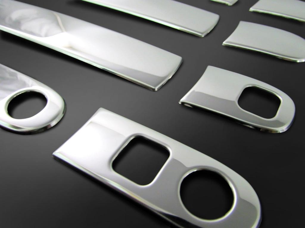 BRIGHTZ Solio Bandit MA15S Super Spiegel Edelstahl Verchromt Türgriff Abdeckung Knauf, 10