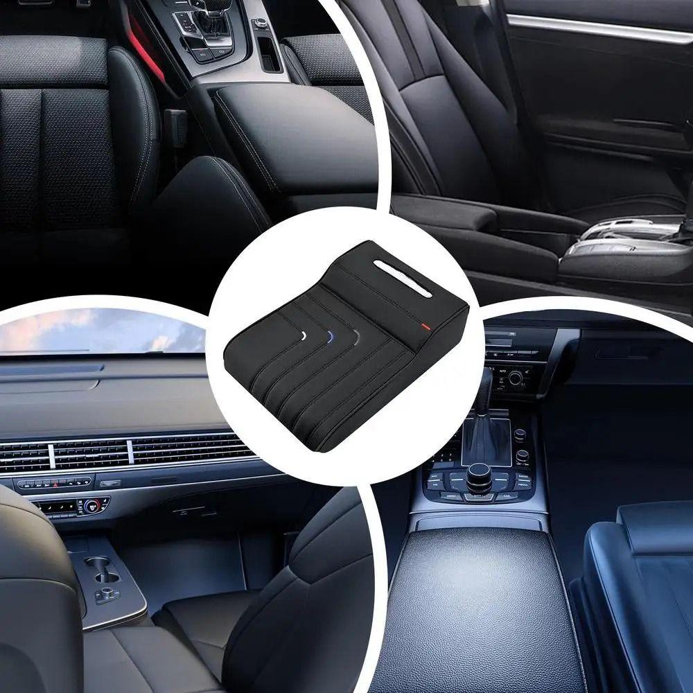 Wear-resistant Car Center Armrest Box Pad Lengthening Arm Rest Protector Mat  Heightening Pad Elbow