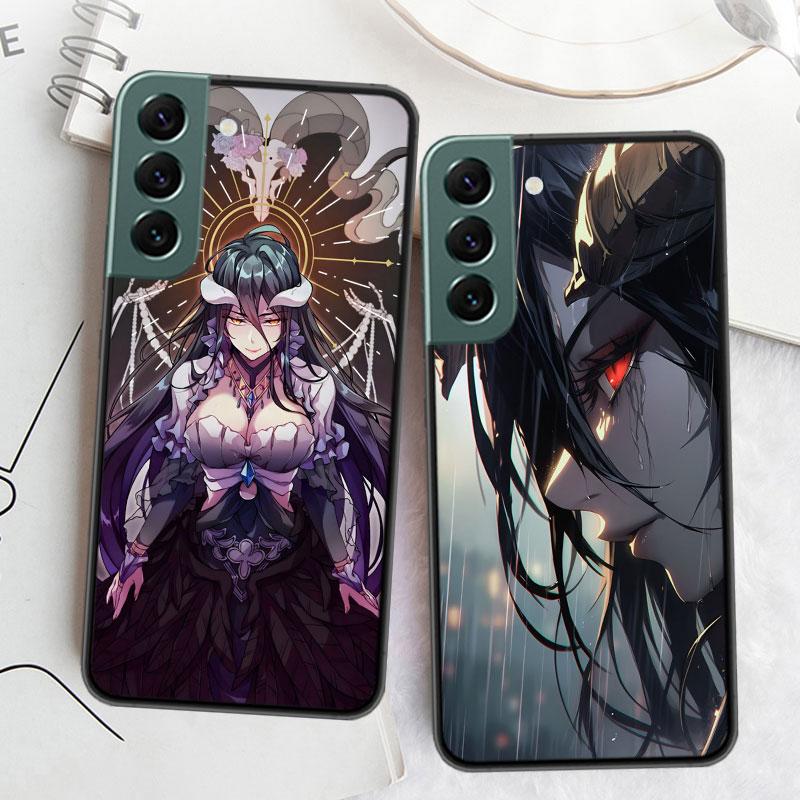 Albedo Overlord Phone Case For Samsung Galaxy S22 S25 Ultra S21 S10 Plus S26 Edge S20 S23 S24 FE Cover Silicone Soft TPU Cle