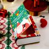 10 Stück Weihnachtsgeschenkboxen Buchförmige Geschenkverpackungen Weihnachtlich gestaltete Buchboxen mit entzückenden Weihnachtsmann- und Schneemann-Designs Perfekt für Gastgeschenke