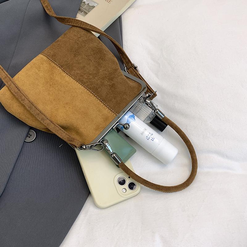 Yogodlns Women Fashionable Shoulder Bag Large Capacity Retro Handbag Clip Crossbody Bag Travel Shopping Work Shoulder Bag