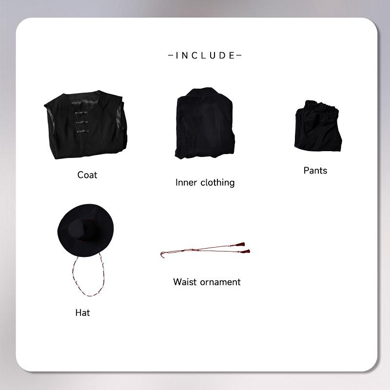 Saja Boy Cosplay Anime Movie Demon Hunter Jinu Group Singing Korea Style Boy Band Idol Outfit Halloween Party Costumes