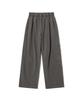 GAKKAI UNIONS Shiny Applique Wide Sweatpants Charcoal