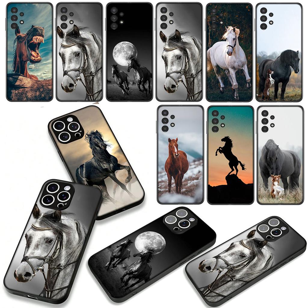Phone Cover Running Wild Horse Cool Casing for Apple iPhone 17 16 11 Pro XS Max XR 6 7 8 Plus + 16E SE 2020 Air 5 8+ Case
