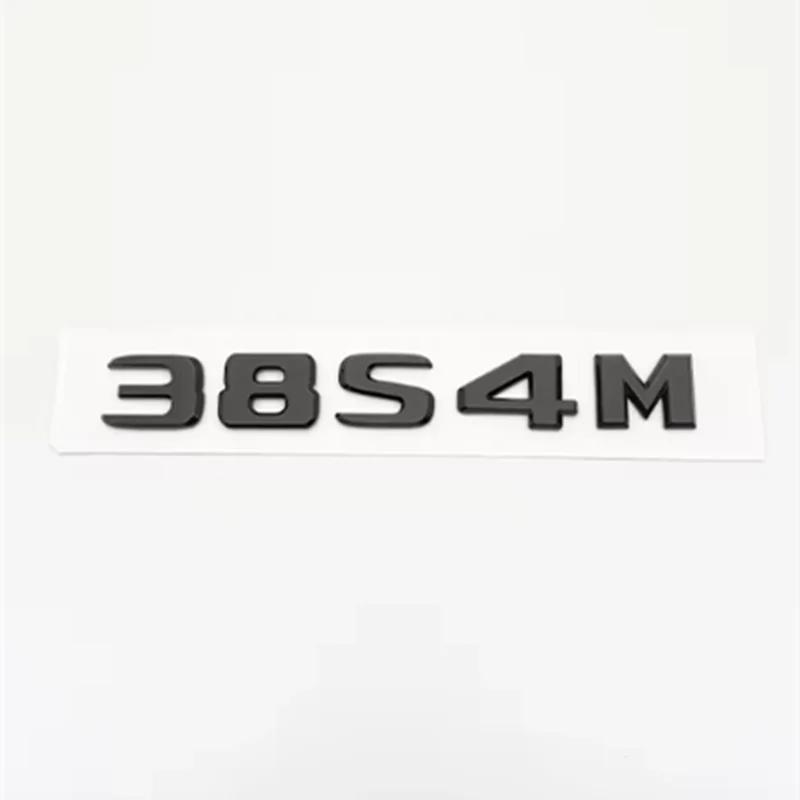 Glossy Black 50S4M 38S4M 40S 60S B550 850S ABS Emblem for Mercedes Benz Brabus S W221 W222 W223 Car Trunk Badge Logo Sticker AV1