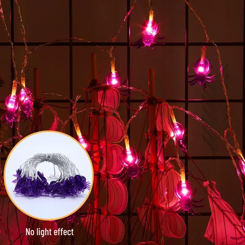 Halloween LED String Lights - Soft PVC, Pumpkin, Ghost, Bat, Skull Decoration