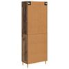 2 Piece Cabinet Set Reclaimed Wood Look 66 x 34.5 x 90 cm Particleboard