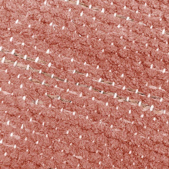 Tapis artisanal en jute et coton chenille terra cotta 120x170