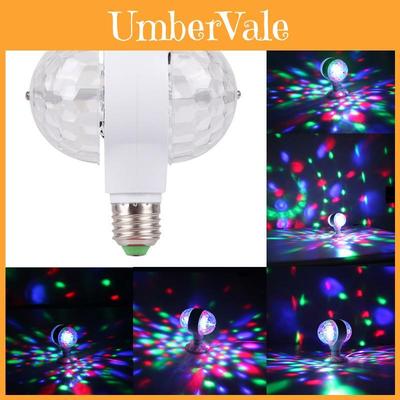 E27 6w Double-headed Led Ball Stage Rgb Light Bulb With Stunning Color Effects