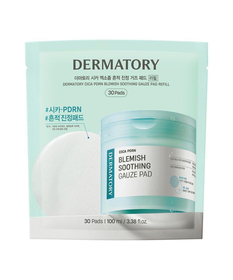 Dermatory Cica Exosome Scar Soothing Gauze Pads 30-Sheet Refill