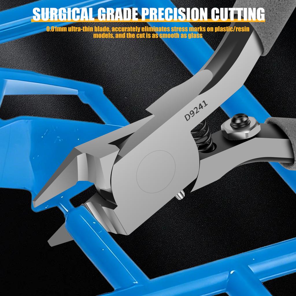 1 Stück Präzisions-Modellzange Ultra-dünne Einzelklinge Kunststoff- und Harz-Modellschneider Werkzeuge mit ergonomischem Griff für Anfänger Modelle