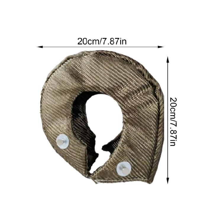 Heat Shield Blanket for T3/4/6 Turbines Protectors Corrosion Resistant Heat Management Solution for Vehicles