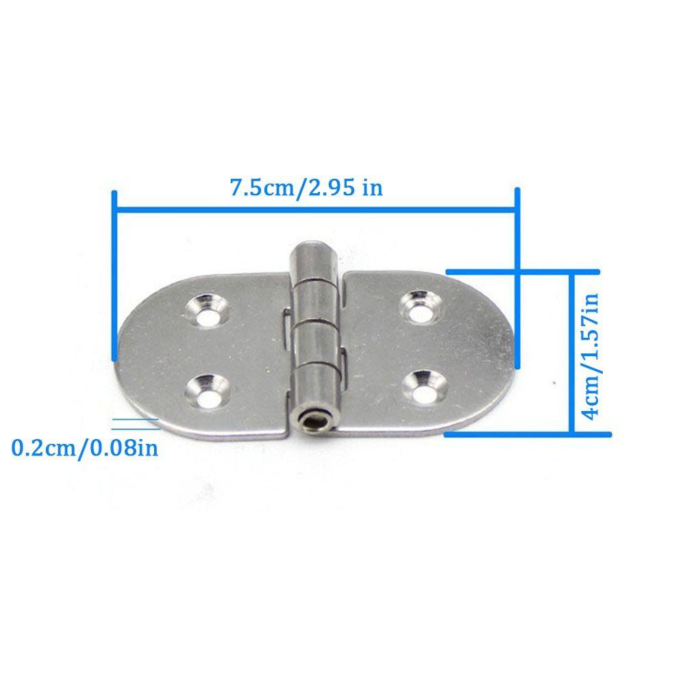 2Pcs Corrosion Resistance Heavy Duty Hatch Casting Hinge Butterfly Hinges for Doors  Cabinet Doors