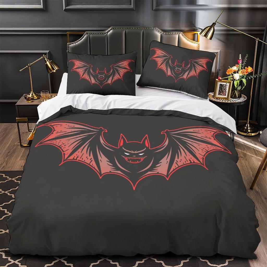 3D Lightweight and Soft Animal Bedding Set, Single Bed, Double Bed, Duvet Cover, Pillowcase, 2/3pcs, Men's Teens, Full Size Cover, Birthday Gift