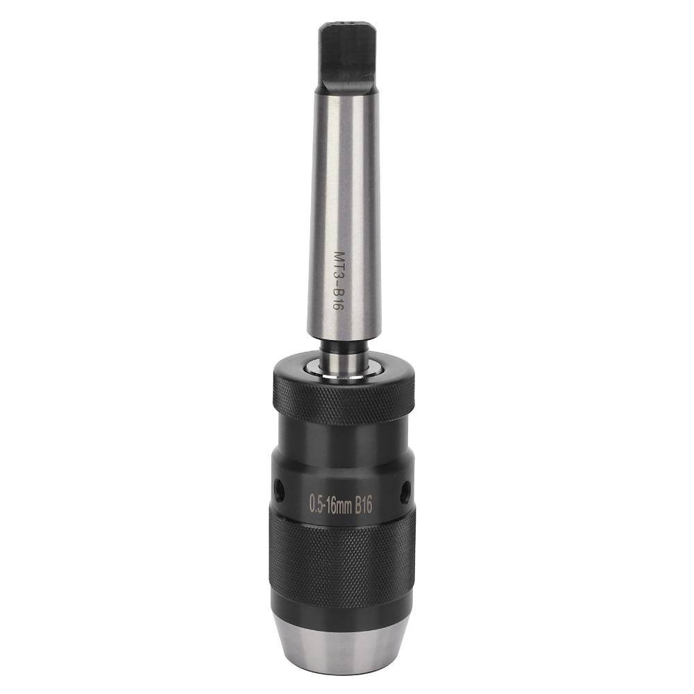 Morse Taper MT3 Keyless Drill Chuck B16 0.5 16mm Morse Taper Drill Chuck  Milling Machine