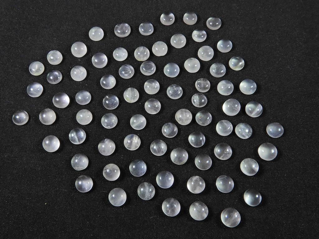 42Cts. Natürlicher Baby Rosa Rosenquarz Rund Lose Edelstein 75Stk Lot 4X4MM RQ-1378