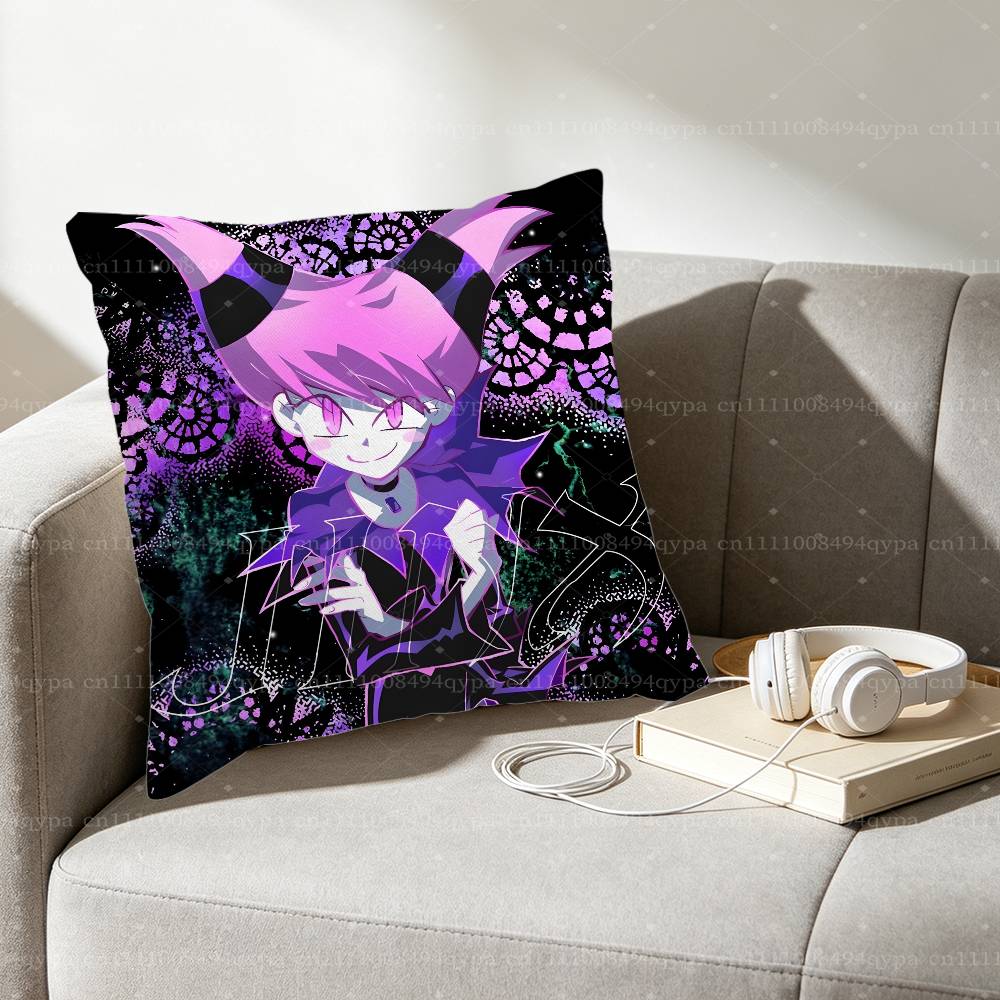 Jinx TTeen Titans Throw Pillow Cover Home Decor Art Decor Pillowcase Cushion Cover for Bed Sofa Living Room Indoor and Outdoor