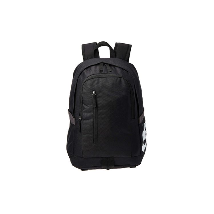 

Nike All Access Soleday Zipper Closure Polyester Backpack Unisex Backpacks Black BA6103-013 Black