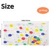 kathson Rectangle Tablecloth with Colorful Balloons Pattern,Plastic Birthday Disposable Tablecloth Plastic Table Cloths Table Cover for