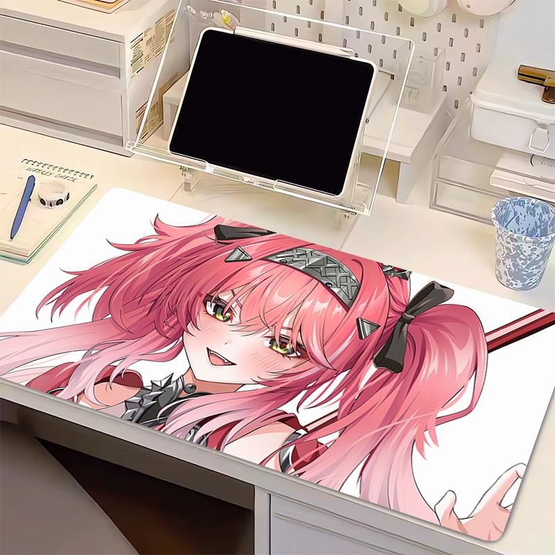 Mouse Pad Wuthering Waves Lupa Extended Desktop Mat Kawaii Computer Accessories Mouse Mat Anime Girl Mousepad Gamer Rubber Pads