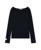 ILLIO Black My One Scoop Neck Longsleeve