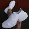 YRZL Womens Shoes Knitting Sock Sneakers Women Flat Shoes Casual Breathable Comfortable Slip on Flats Walking Shoes for Women