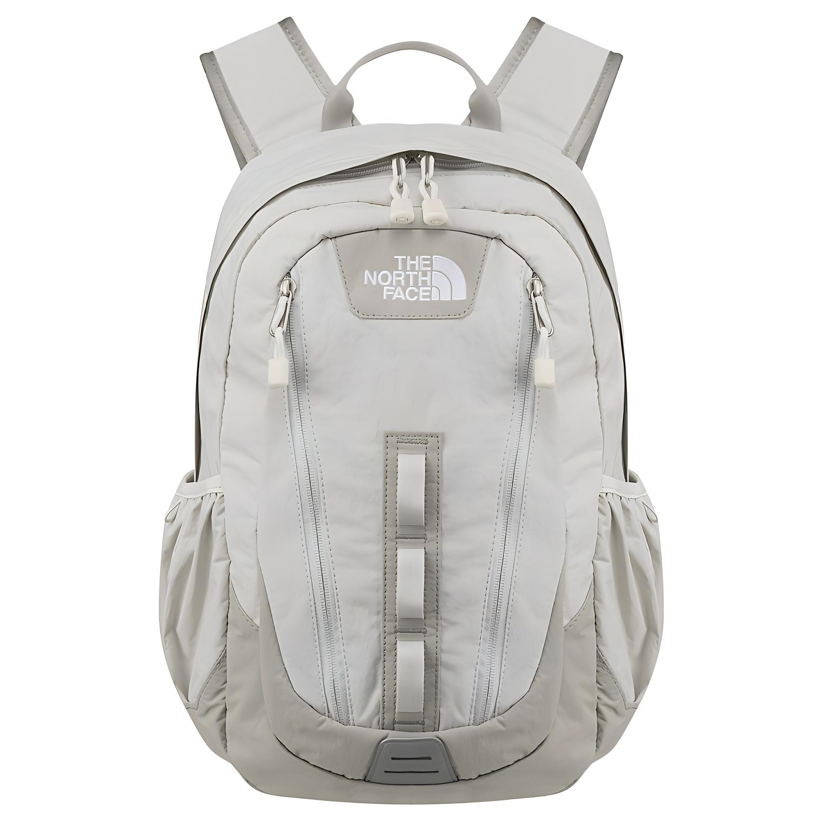 The North Face 18L Brand Logo Outdoor Backpack Unisex Backpack Nylon White-Sand NM2DQ52L White Sand,Mini