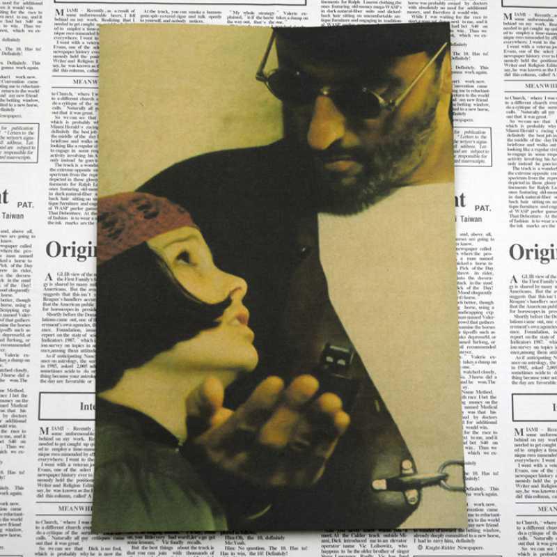 

Free Shipping: Leon Lyne Killer Classic Retro Movie Poster - Nostalgic Kraft Paper Decorative Art Yellow Kraft Paper (No Glue) 30X42 cm