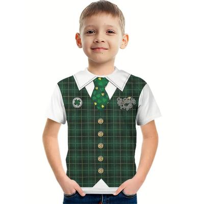 2024 3D Druck Uniform Cosplay T-Shirt Kinder Jungen Kleidung T-Shirt Kurzarm Kinderbekleidung Mode T-Shirt für Jungen Top Tee