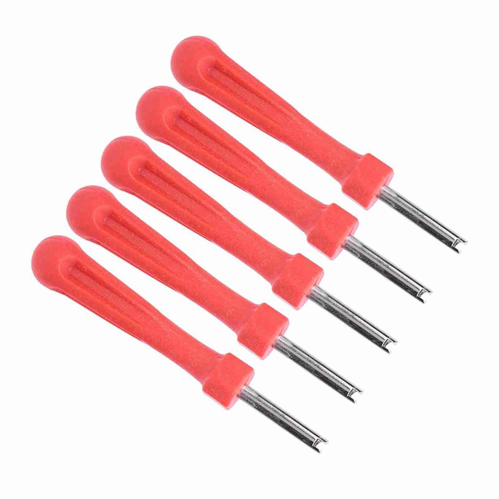 5PCS Durable Valve Core Wrench Tyre Valve Core Removal Tool Air Valves Repair Tool