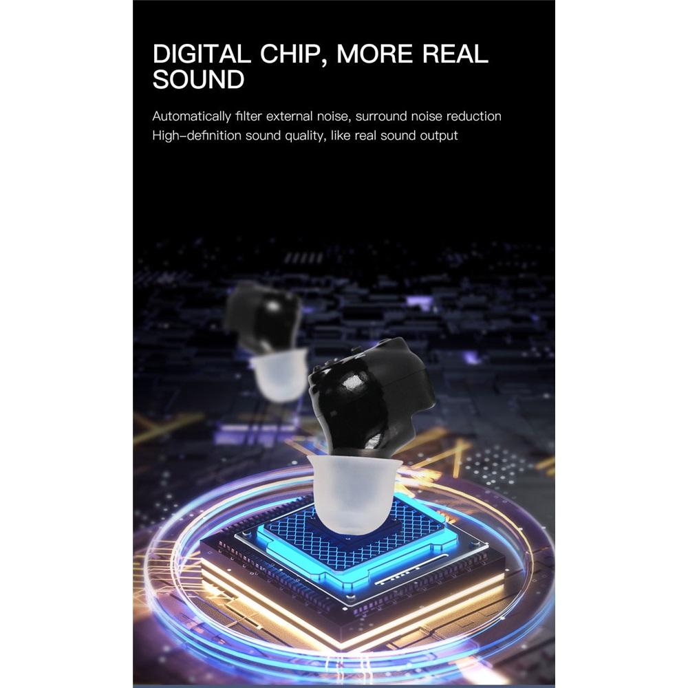 Hörgerät ältere Sprachverstärker Doppelgerät Hören Hörhilfe Schallkollektor