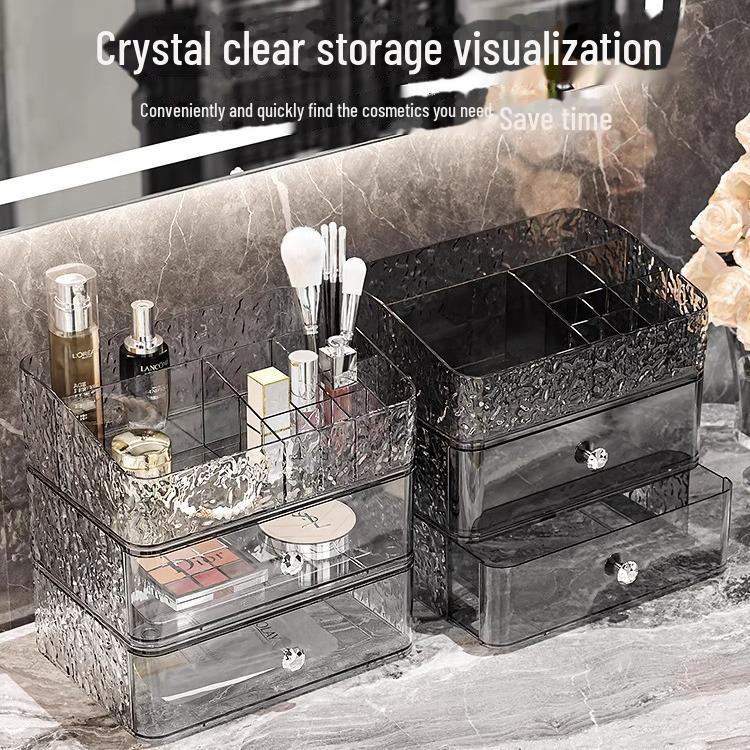 Transparenter PET Drehbarer Küchengewürz- und Kosmetik-Organizer