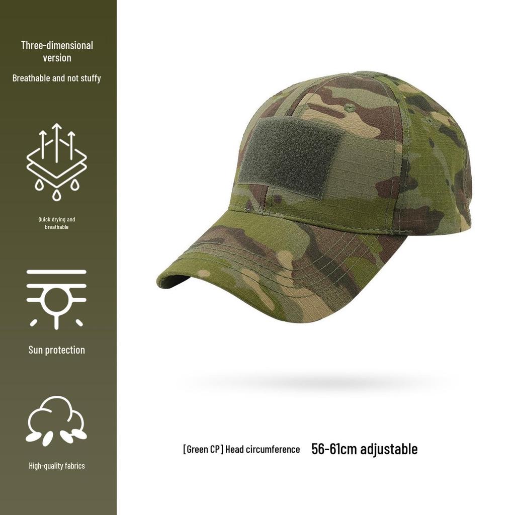 Outdoor Camouflage Tactical Baseball Cap - Sun Protection & Windproof for Mountaineering