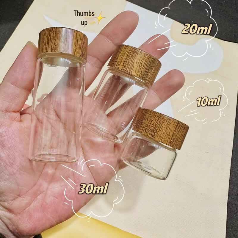 DCLOUD Mini Sealed Travel Glass Dispensing Bottle