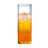Qitai Square Heat-Resistant Glass Drinking Cups, 500ml (Set of 2)