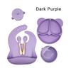 6-Piece Silicone Baby Tableware Set: Child's Bowl & Dining Essentials