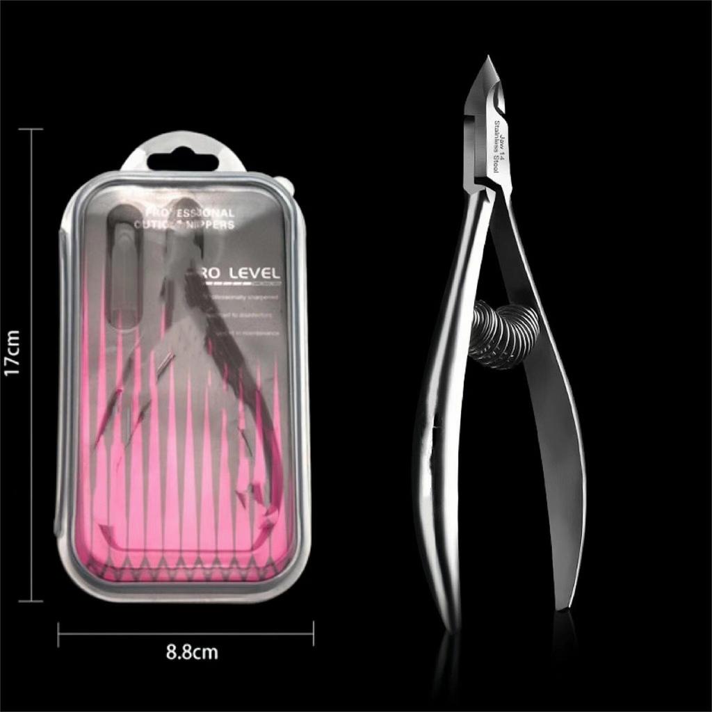 Sharp Manicure cążki do skórek wiosna 5-6mm profesjonalny obcinacz do skórek obcinacz do paznokci trymer szczypce do pedicure nożyczki do skórek