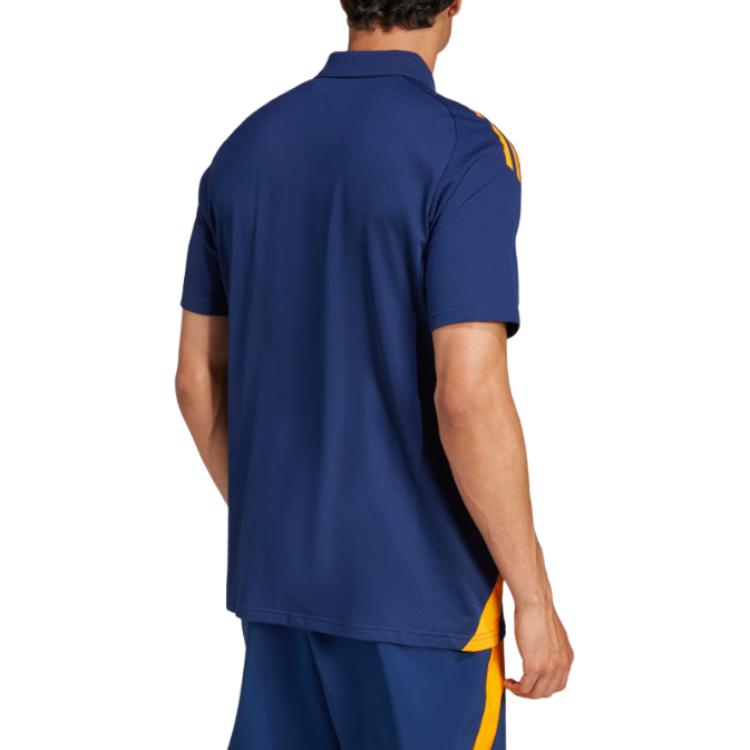 Adidas Real Madrid Tiro 24 Competition Knit Moisture-Wicking Short Sleeve Polo Men Polo JE4199