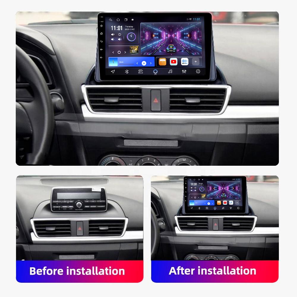 X-REAKO Car Video Player for Mazda 3 Axela 2013-2017 GPS Navigation Built-in Dsp Carplay Autoradio Android Head Unit