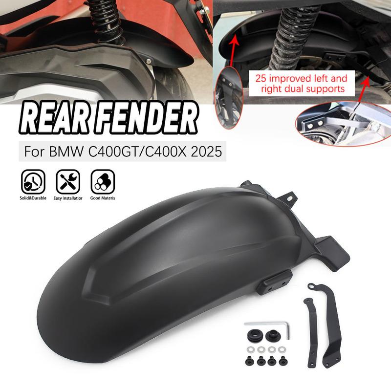 Motorcycle Rear Fender Cover Protector for BMW C400X C400GT C400 X C400 GT 2025 Motorcycle Mudguards