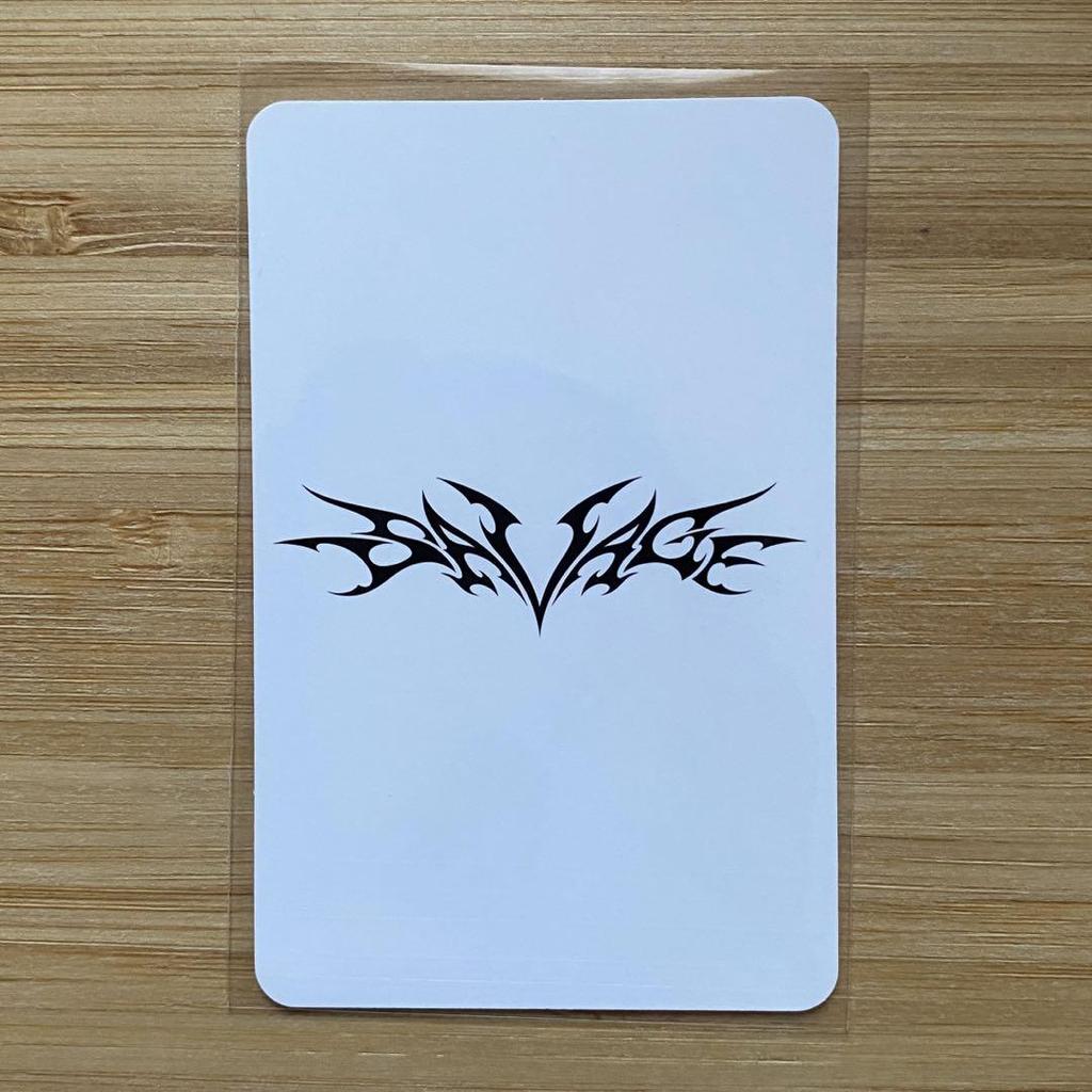 [USED] aespa karina savage sgs trading card