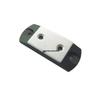 Ultra-Thin Black Magnetic Door Holder HFU67