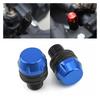 Mirror Hole Cover Cap for Honda Revel 1100 DCT CMX300 CMX500 CMX1100 Motorcycle Rearview Mirror Screw Mirror Hole Plug (Blue)