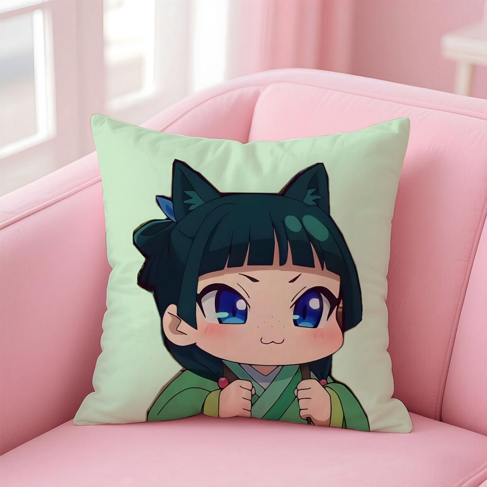Anime Healing The AApothecary DDiaries Cushion Cover Pillow Case Soft Skin Friendly Fabric Comfort  Concealed Zipper