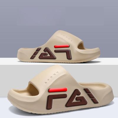 Suola extra-spessa Uomo Morbide Cuscino d'Aria Pantofole Casual Sandali in EVA Infradito alla Moda Scarpe Estive da Spiaggia per Esterno