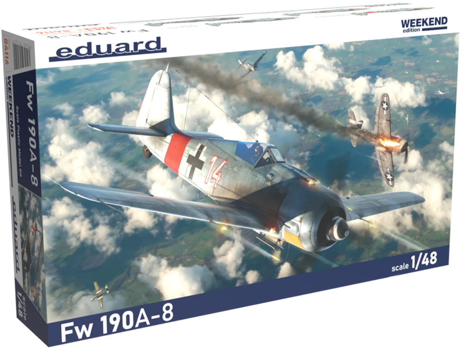 

Пластиковая модель ВВС Германии Eduard Weekend Edition EDU84116 1/48 Fw190A-8