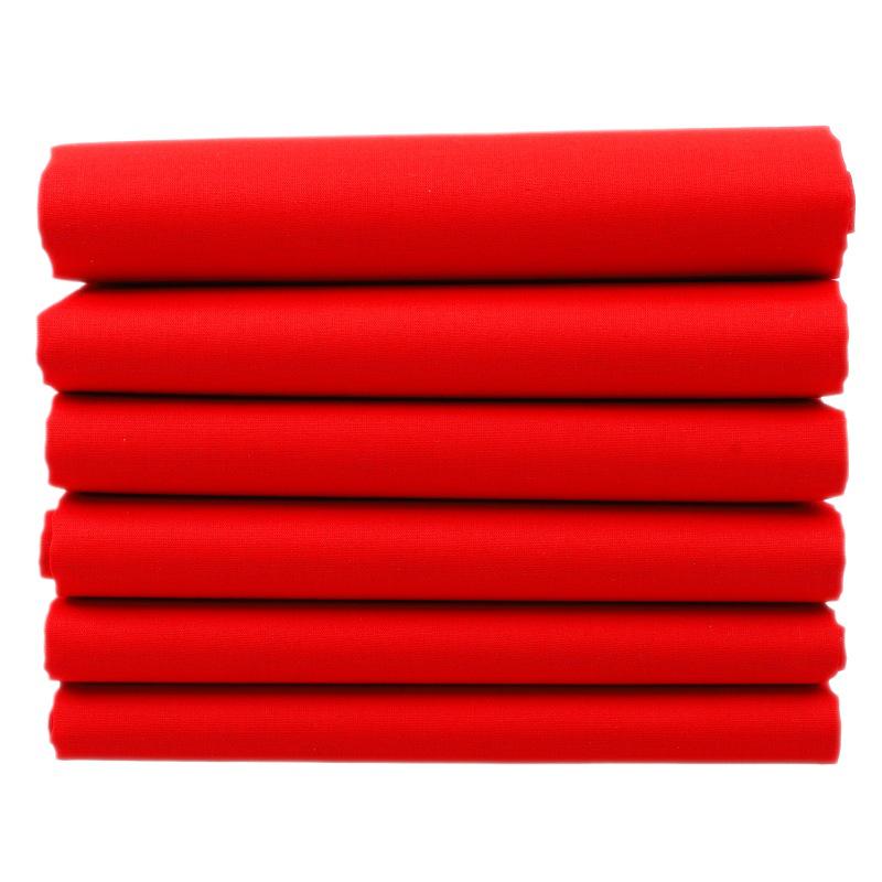 Bright Red Silk Wedding Decoration Fabric - Chinese Style Ribbon Cutting Cloth