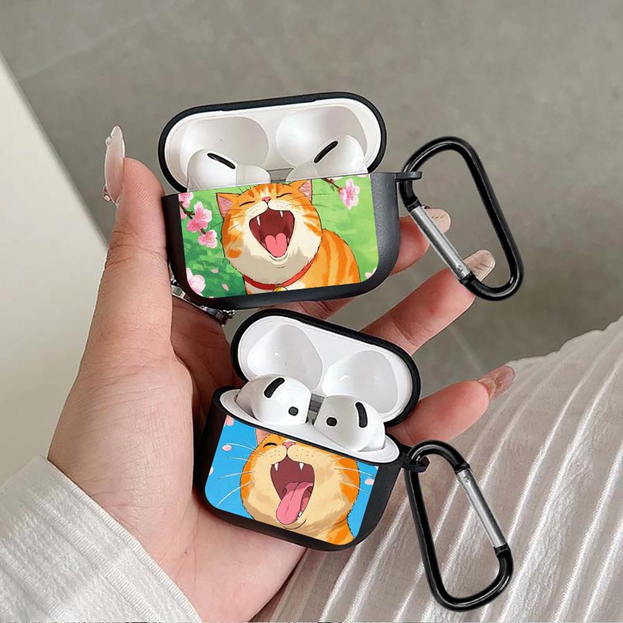 Gartenkatze Hülle Für Airpods 3 2 Pro Pro2 Pro3 4 1 Kopfhörer Hüllen Abdeckung